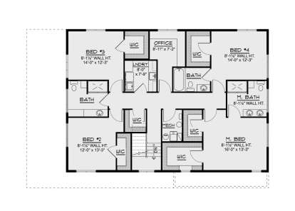Second Floor for House Plan #5032-00382