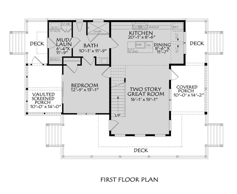 House Plan House Plan #34131 Drawing 1