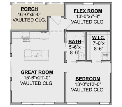 Main Floor  for House Plan #1462-00192
