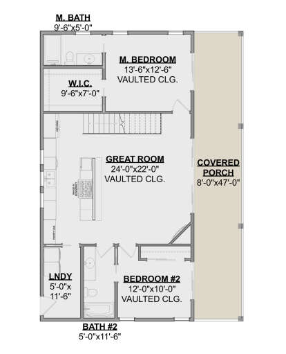 Main Floor for House Plan #1462-00194