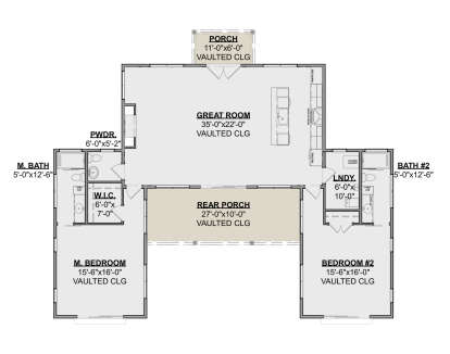 Main Floor  for House Plan #1462-00195