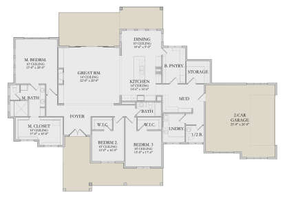 Main Floor  for House Plan #6422-00108