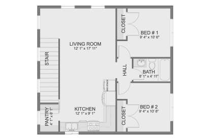 Second Floor for House Plan #2802-00437