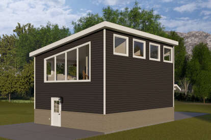 Contemporary House Plan #2802-00438 Elevation Photo