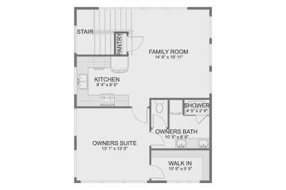 Second Floor for House Plan #2802-00438