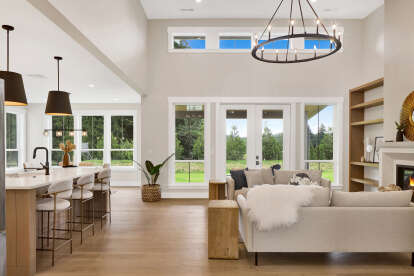 Modern Farmhouse House Plan #2464-00202 Build Photo