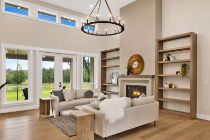 Modern Farmhouse House Plan #2464-00202 Build Photo