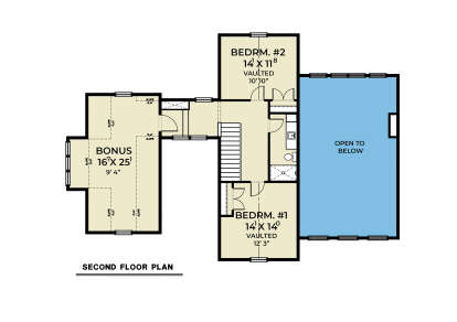Second Floor for House Plan #2464-00202