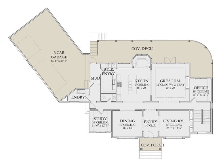 House Plan House Plan #34153 Drawing 1