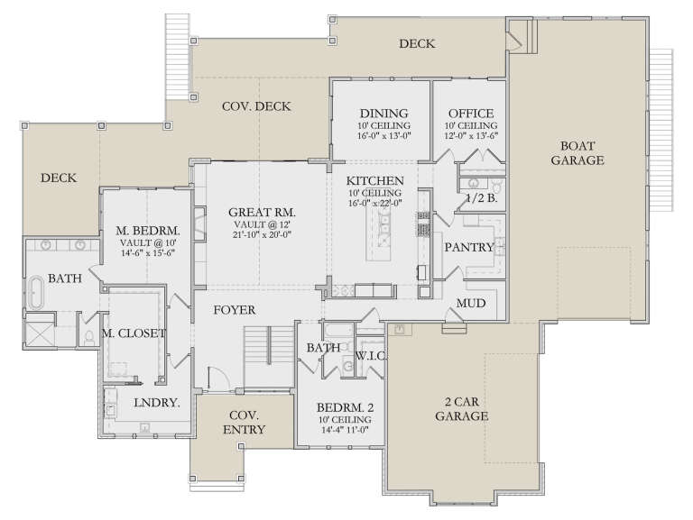 House Plan House Plan #34154 Drawing 1