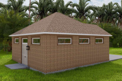 Traditional House Plan #2802-00439 Elevation Photo