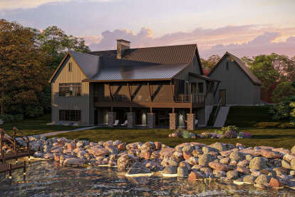 Modern Farmhouse House Plan #963-01185 Elevation Photo