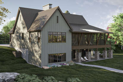 Modern Farmhouse House Plan #963-01185 Elevation Photo