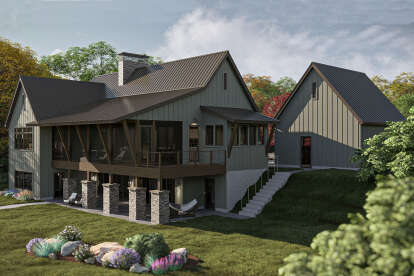 Modern Farmhouse House Plan #963-01185 Elevation Photo