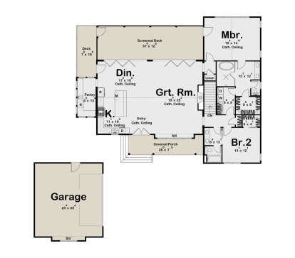 Main Floor  for House Plan #963-01185