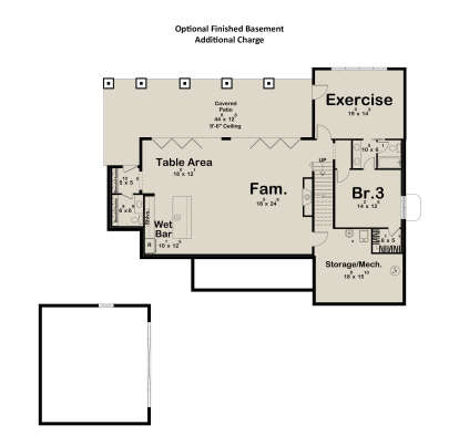 Basement for House Plan #963-01185