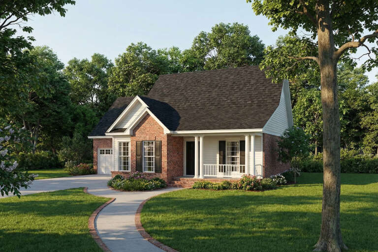 House Plan House Plan #3416 Angled Front Elevation