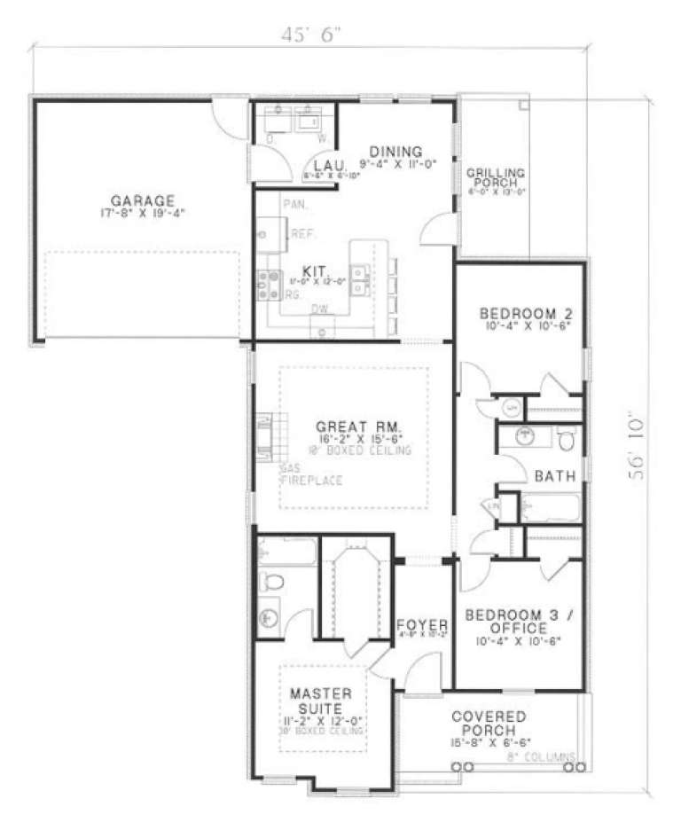 House Plan House Plan #3416 Drawing 1