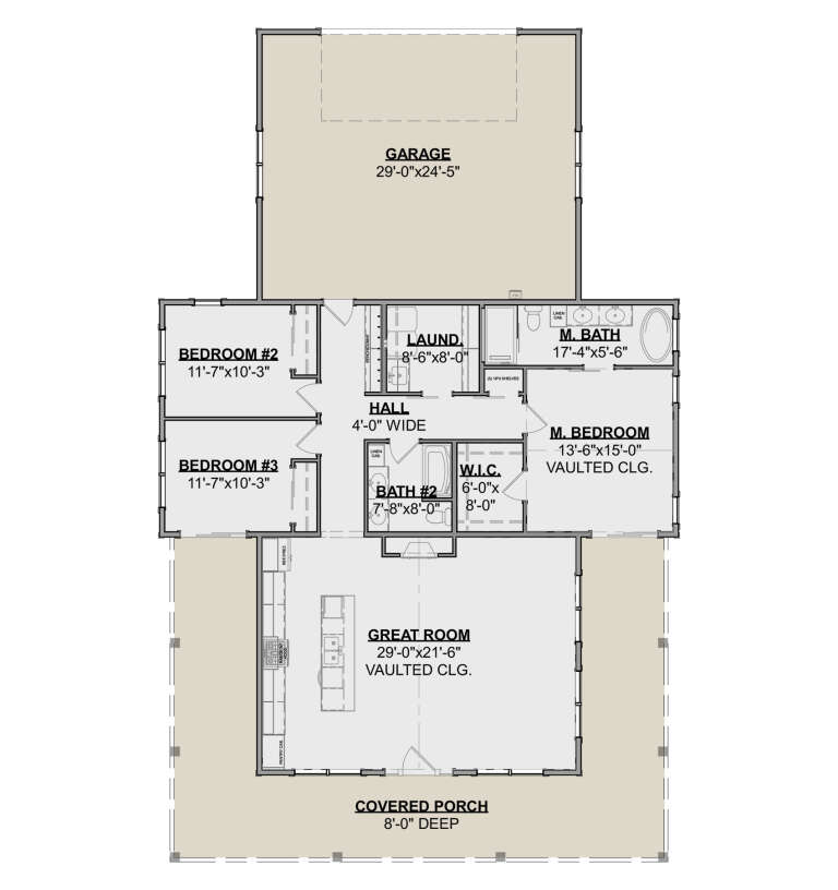 House Plan House Plan #34160 Drawing 1