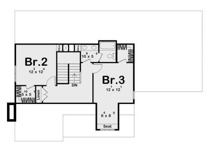Second Floor for House Plan #963-01186