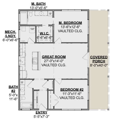 Main Floor  for House Plan #1462-00198