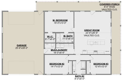 Main Floor  for House Plan #1462-00199