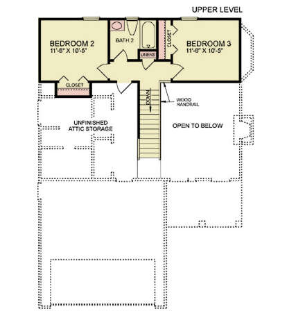 Second Floor for House Plan #699-00469