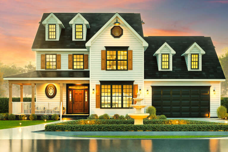 House Plan House Plan #34170 Front Elevation