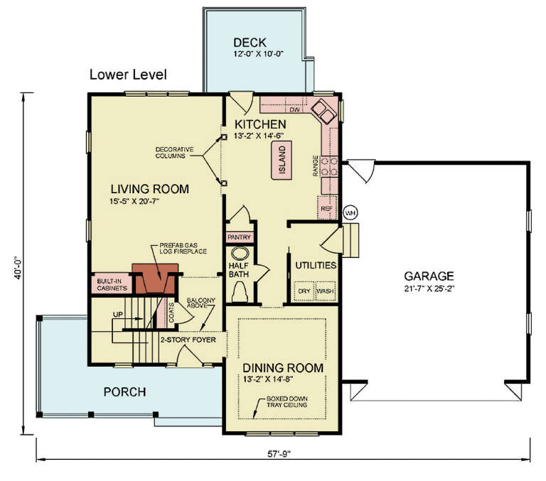 House Plan House Plan #34170 Drawing 1