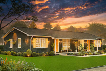Country House Plan #699-00473 Elevation Photo