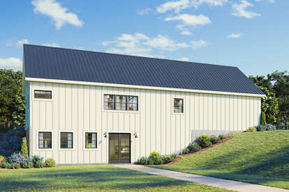 Modern Farmhouse House Plan #1462-00202 Elevation Photo