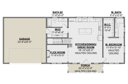 Main Floor  for House Plan #1462-00202