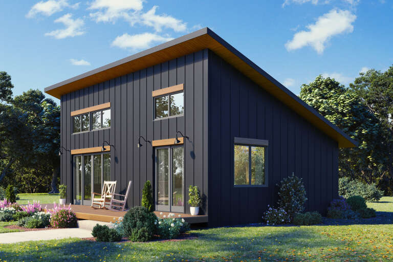 Modern Plan - 936 Square Feet, 1 Bedroom, 1 Bathroom | Floor Plan #1462 ...