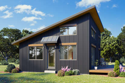 Modern Plan - 936 Square Feet, 1 Bedroom, 1 Bathroom | Floor Plan #1462 ...