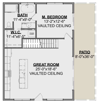 Main Floor  for House Plan #1462-00205