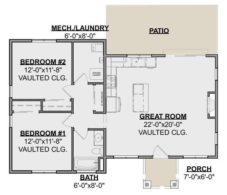 House Plan House Plan #34179 Drawing 1
