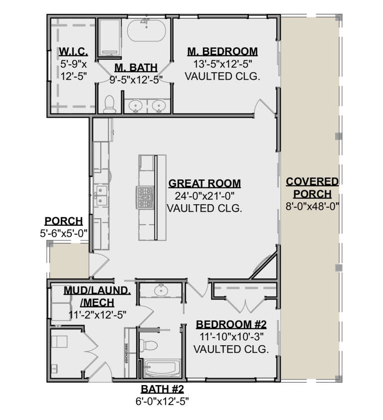 House Plan House Plan #34181 Drawing 1