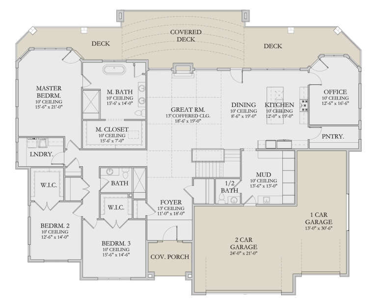 House Plan House Plan #34183 Drawing 1