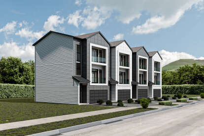 Fourplex Images Modern Fourplex Plan - 1,865 Square Feet, 3 Bedrooms, 3.5 Bathrooms ...