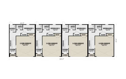 First Floor for House Plan #4100-00011
