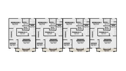 Third Floor for House Plan #4100-00011