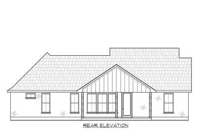 Modern Farmhouse House Plan #4534-00147 Elevation Photo