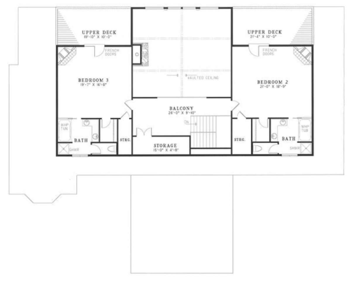 Floorplan 2 for House Plan #110-00181