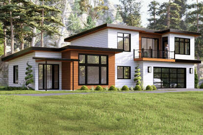 Modern House Plan #5032-00383 Elevation Photo