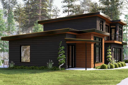 Modern House Plan #5032-00383 Elevation Photo