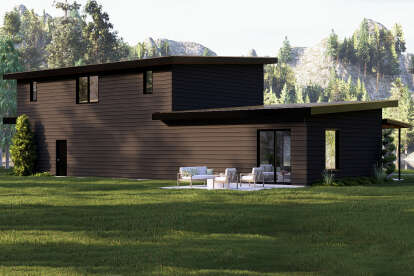 Modern House Plan #5032-00383 Elevation Photo