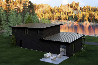 Modern House Plan #5032-00383 Elevation Photo