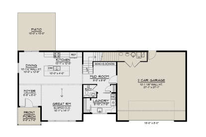 Main Floor  for House Plan #5032-00383
