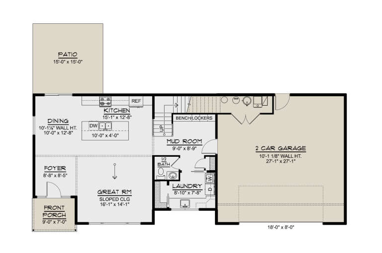 House Plan House Plan #34192 Drawing 1