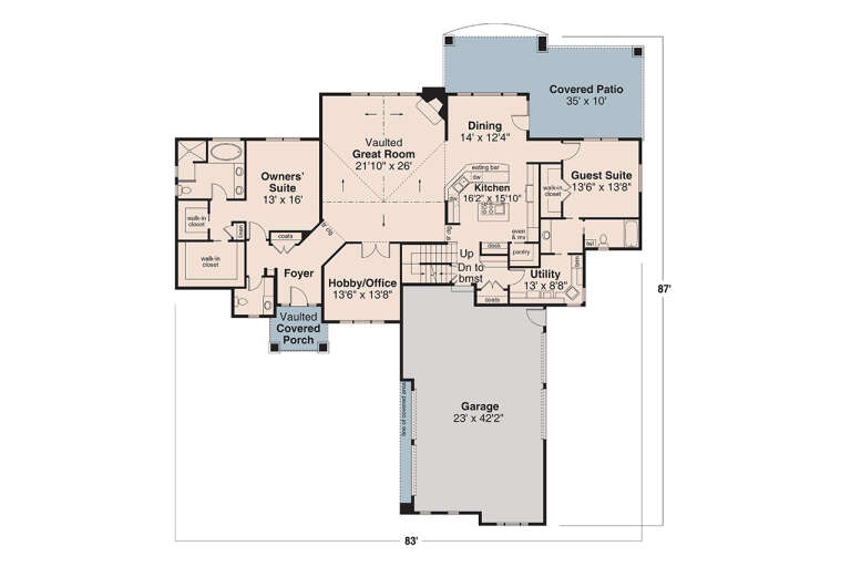 House Plan House Plan #34193 Drawing 1